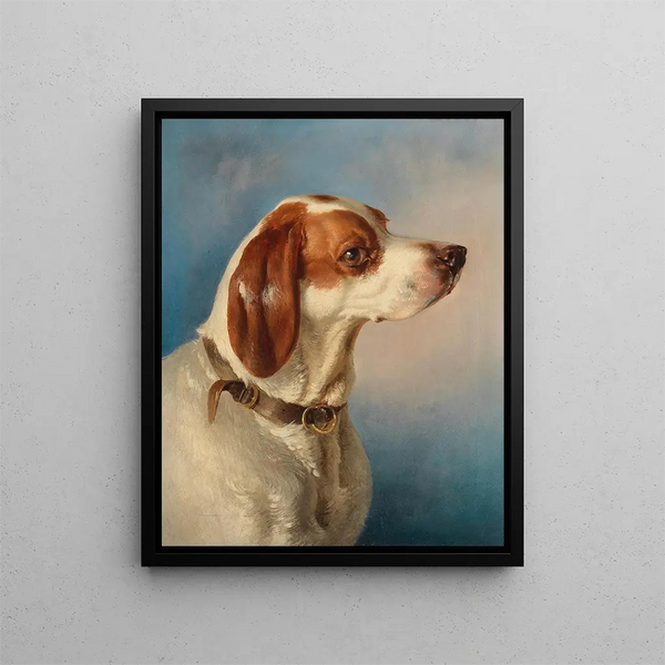 A fox - Carl Pischinger — framed artwork on a wall