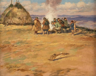 After the rabbit hunt - Carl Plückebaum — artwork view