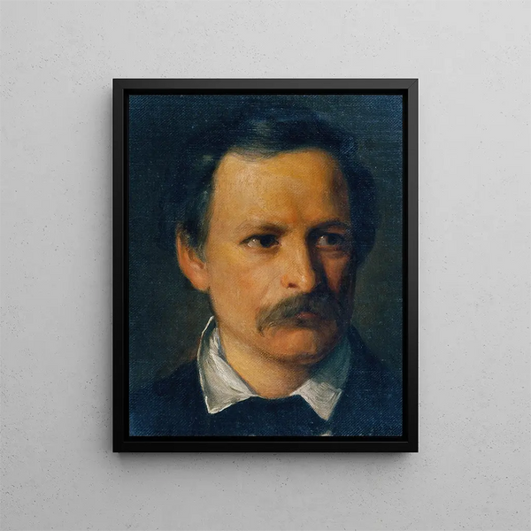 L'architecte Franz Beer 1804-1861 - Carl Rahl — framed artwork on a wall
