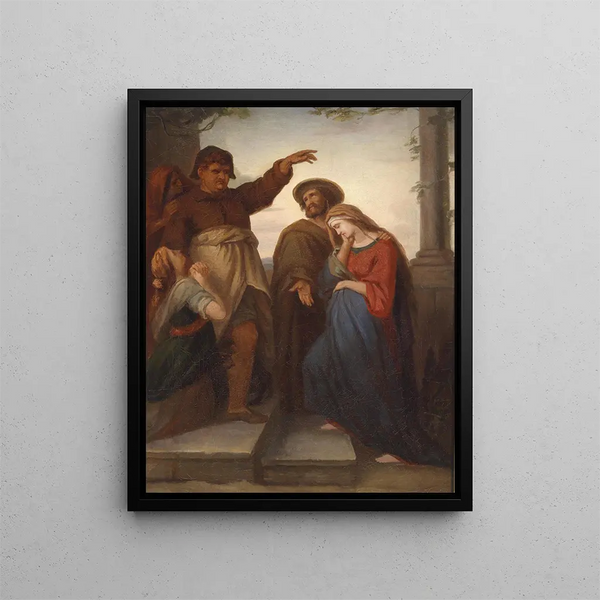 Search for Inn - Carl Rahl — framed artwork on a wall