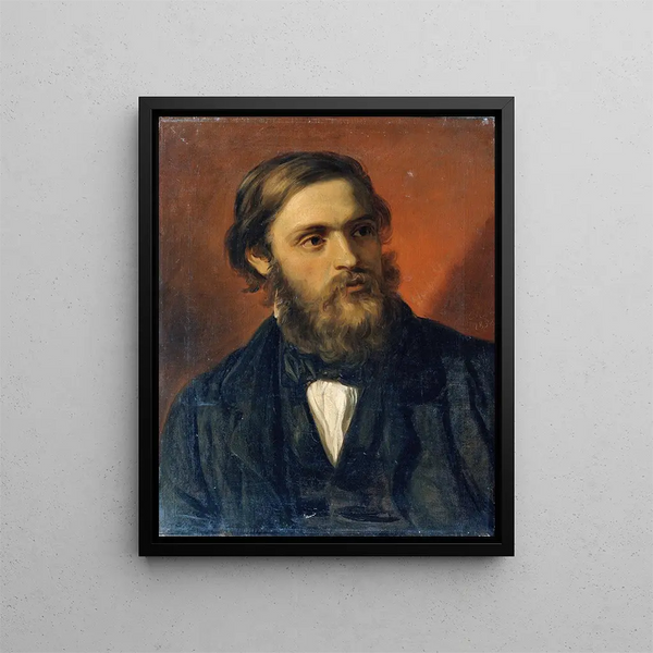 Advisor of the Court Burián - Carl Rahl — framed artwork on a wall