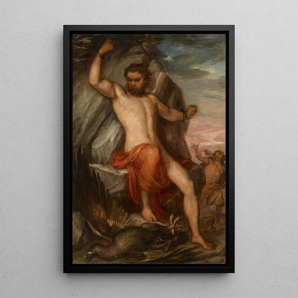 Reproduction of the painting Prometheus - Carl Rahl
