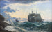 Ships that, in the morning after a storm, clear the land for themselves - Carl Rasmussen — artwork view