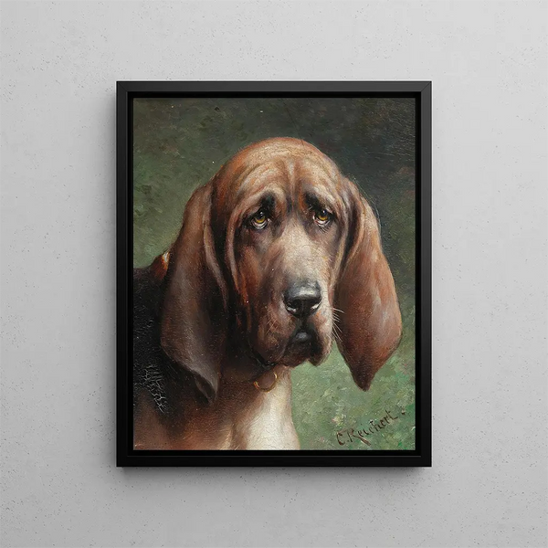 A Good Friend - Carl Reichert — framed artwork on a wall