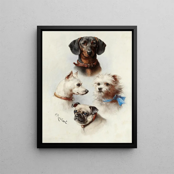 an eclectic crew - Carl Reichert — framed artwork on a wall