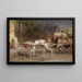En route vers le marché - Carl Reichert — framed artwork on a wall