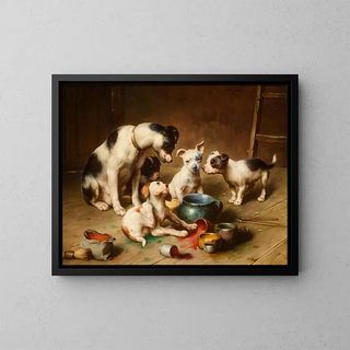 Young Artists - Carl Reichert — framed artwork on a wall