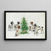 Christmas Painting - Carl Reichert — framed artwork on a wall