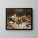 Dinner party - Carl Reichert — framed artwork on a wall
