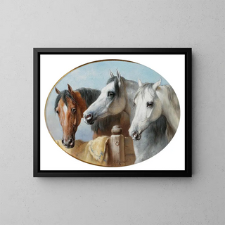 Good friends - Carl Reichert — framed artwork on a wall