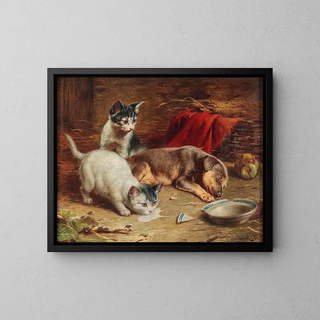 In the pantry - Carl Reichert — framed artwork on a wall