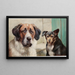 Melancholic Phlegmatic Painting - Carl Reichert — framed artwork on a wall