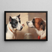 The price in danger - Carl Reichert — framed artwork on a wall