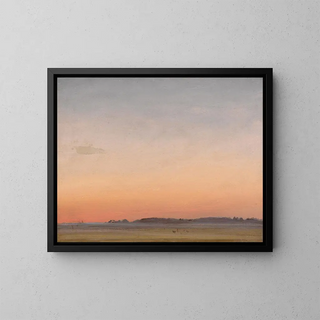 Landscape Painting - Carl Rottmann — framed artwork on a wall