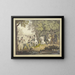 Embuscade à cheval turque - Carl Rottmann — framed artwork on a wall