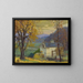Grange blanche - Carl Rudolph Krafft — framed artwork on a wall