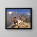 Les moutons de Dall sur le col Wilcox - Carl Rungius — framed artwork on a wall