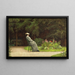 Dame lisant dans un parc - Carl Scherres — framed artwork on a wall