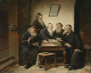 Chez le rabbin - Carl Schleicher — artwork view