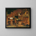 Atelier des artistes à Venise - Carl Schuch — framed artwork on a wall