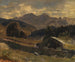 View of Hochkalter over Hintersee - Carl Schuch — artwork view