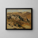 Rocky landscape near Olevano - Carl Schuch — framed artwork on a wall