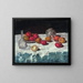 Nature morte avec des pommes - Carl Schuch — framed artwork on a wall