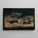 Nature Morte with Wild Duck and Hunting Bag I - Carl Schuch — framed artwork on a wall