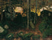 Interior forest painting near the Saut du Doubs - Carl Schuch — artwork view
