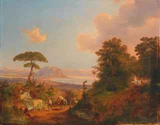 View of the Palermo Bay - Carl Schweninger — artwork view