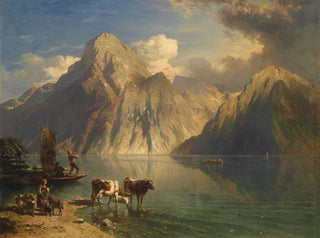 L'Écho du Traunstein - Carl Schweninger — artwork view