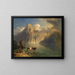 L'Écho du Traunstein - Carl Schweninger — framed artwork on a wall