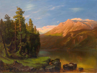 Landscape at Twilight - Carl Schweninger — artwork view