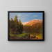 Landscape at Twilight - Carl Schweninger — framed artwork on a wall