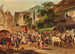 Pilgrims of Mariazell Resting in Kapfenberg - Carl Schweninger — artwork view