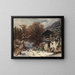 Après une chasse réussie - Carl Schweninger — framed artwork on a wall