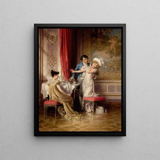 Pas disposé - Carl Schweninger — framed artwork on a wall