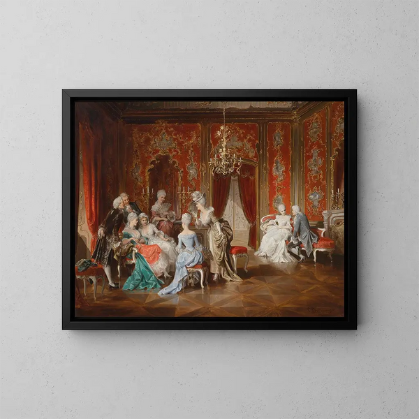 Salon - Carl Schweninger Jr — framed artwork on a wall