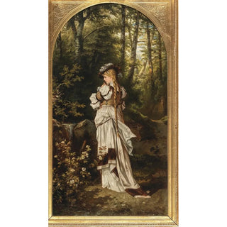 Reproduction of the painting La Source de la forêt - Carl Schweninger Jr