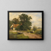 Return of the cattle market - Carl Seibels — framed artwork on a wall