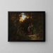 Hunting - Carl Spitzweg — framed artwork on a wall