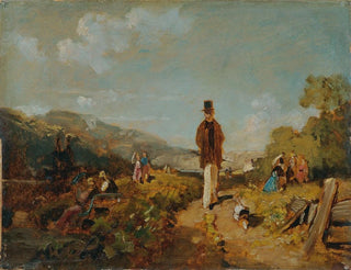 The Old Man and the Young Girl - Carl Spitzweg — artwork view