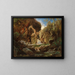 Rock Pools with Rapid Waters - Carl Spitzweg — framed artwork on a wall