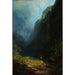 In the high alpine valley, landscape with Mount Wendelstein - Carl Spitzweg — artwork view