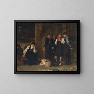 Confrontation - Carl Sundt-Hansen — framed artwork on a wall