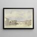 Venice Canal Painting - Carl Theodor Reiffenstein — framed artwork on a wall
