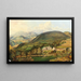 View of the Saint-Christoph estate, Saint-Christophen near Prigglitz, Lower Austria - Carl Thöndel — framed artwork on a wall