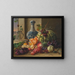 Fruit Still Life Painting - Carl Vilhelm Balsgaard — framed artwork on a wall