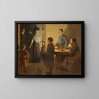 The presented venom - Carl Vilhelm Meyer — framed artwork on a wall
