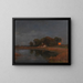 Evening - Carl Vinnen — framed artwork on a wall